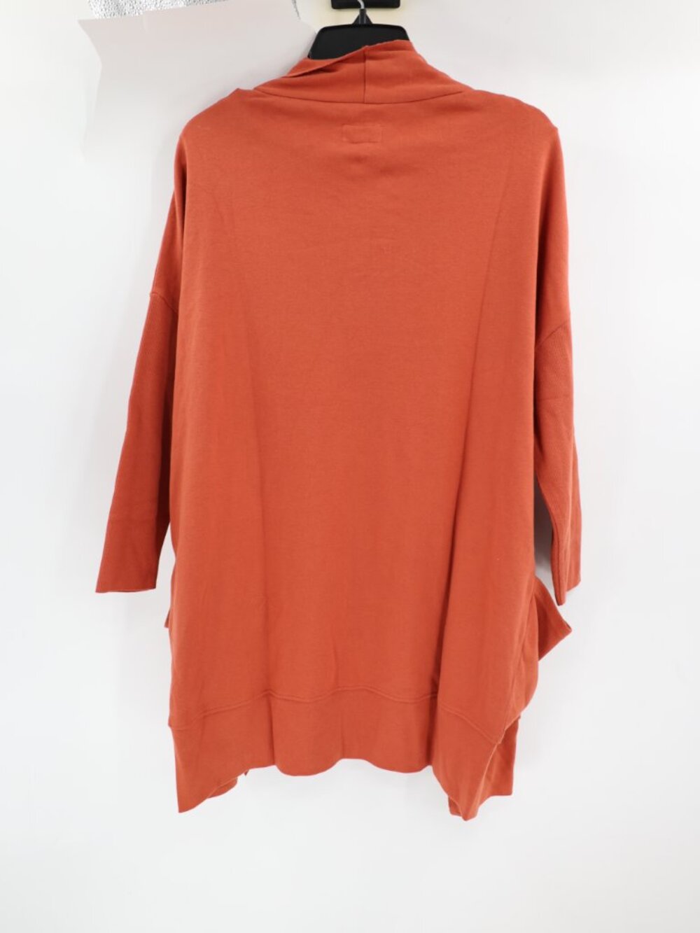 NWT Pact Cardigan Sweater Womens XS/S Organic Cotton Open Front Pockets Orange - Picture 7 of 10